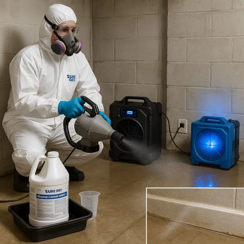 Sanitization and Odor Removal process in Cedar Point, NC