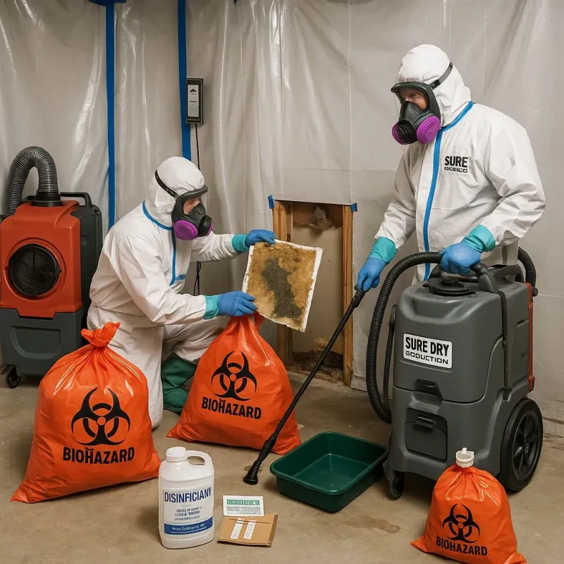 Contaminated Water Handling Protocols process in Cedar Point, NC
